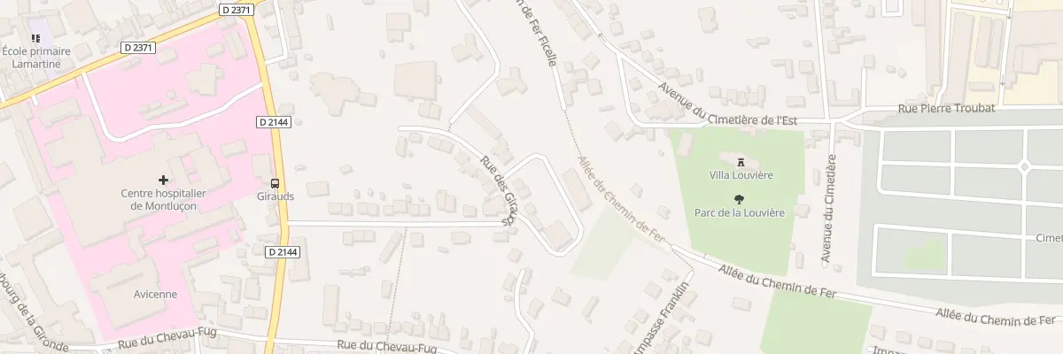 Plan du 32 Rue des Girauds à Montluçon
