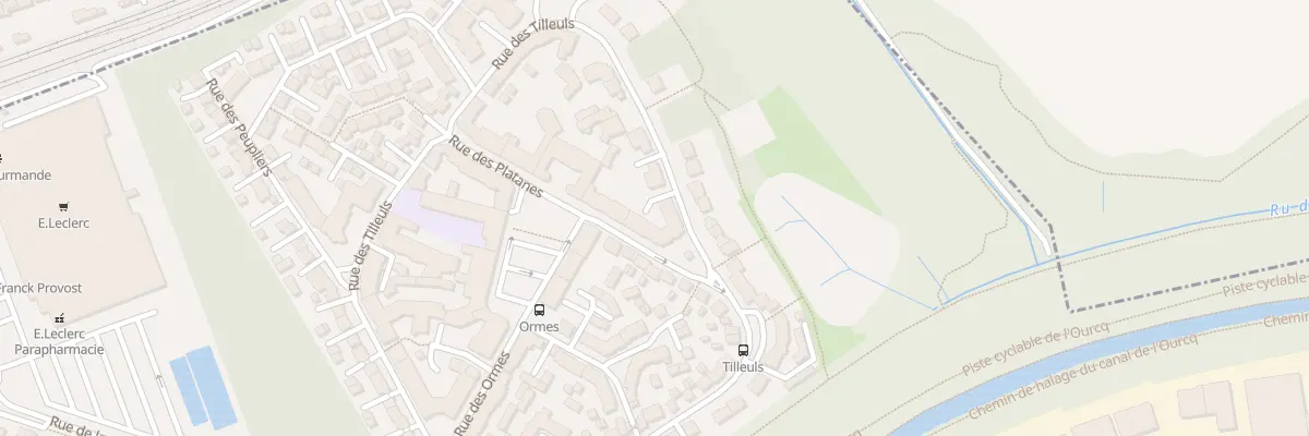 Plan du 21 Rue des Tilleuls à Villeparisis