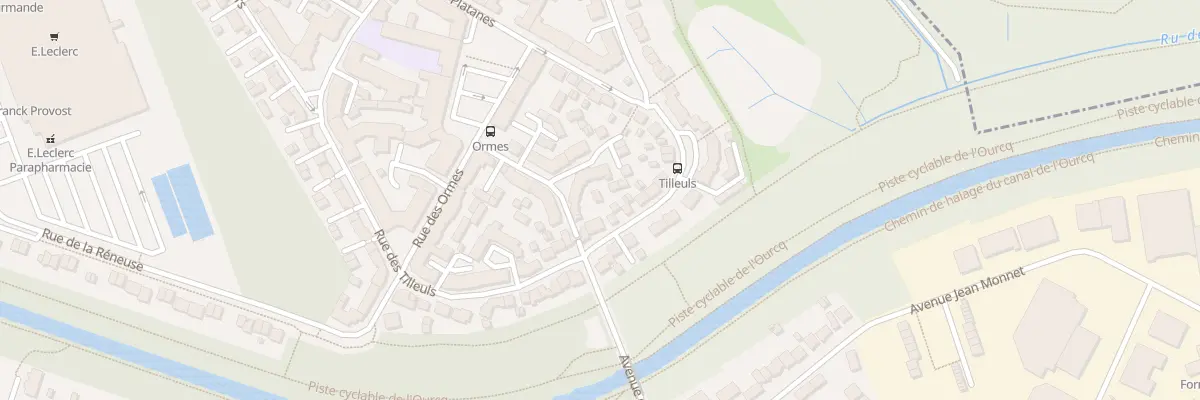 Plan du 4 Rue des Erables à Villeparisis