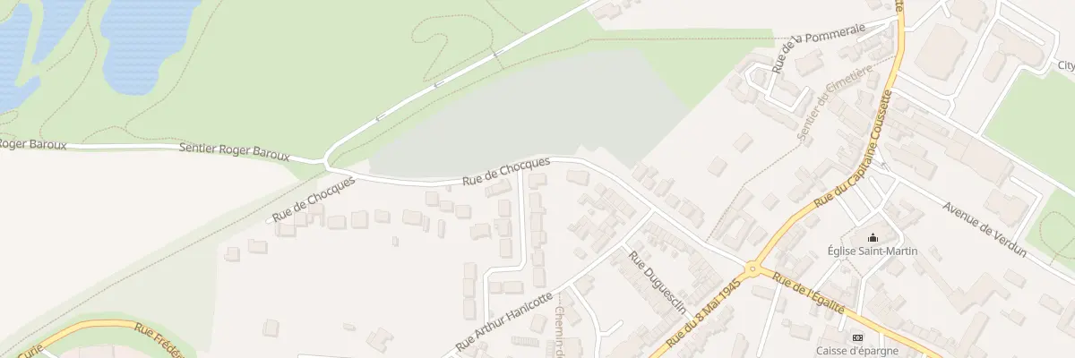 Plan du 2 Rue de Chocques à Annezin