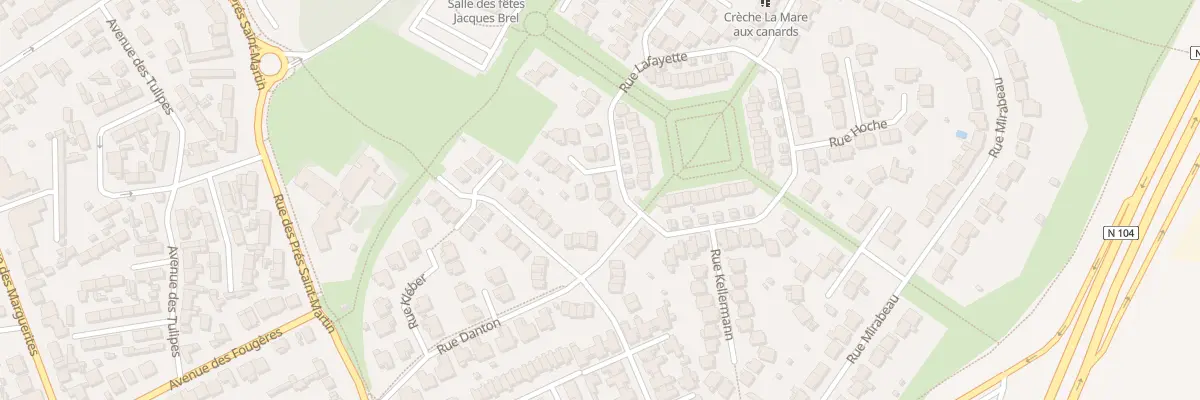 Plan du 62 Rue Lafayette à Pontault-Combault