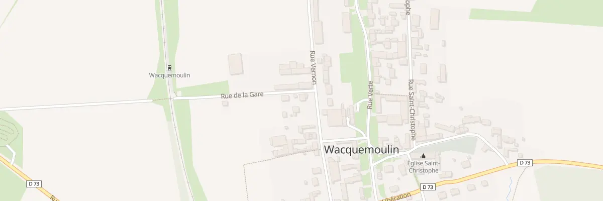 Plan du 13 Rue de la Gare à Wacquemoulin