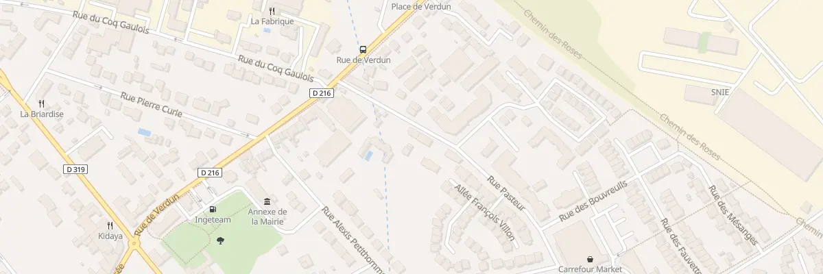 Plan du 8 Rue Pasteur à Brie-Comte-Robert