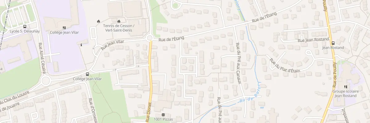 Plan du 44 Rue du Ruisseau à Vert-Saint-Denis