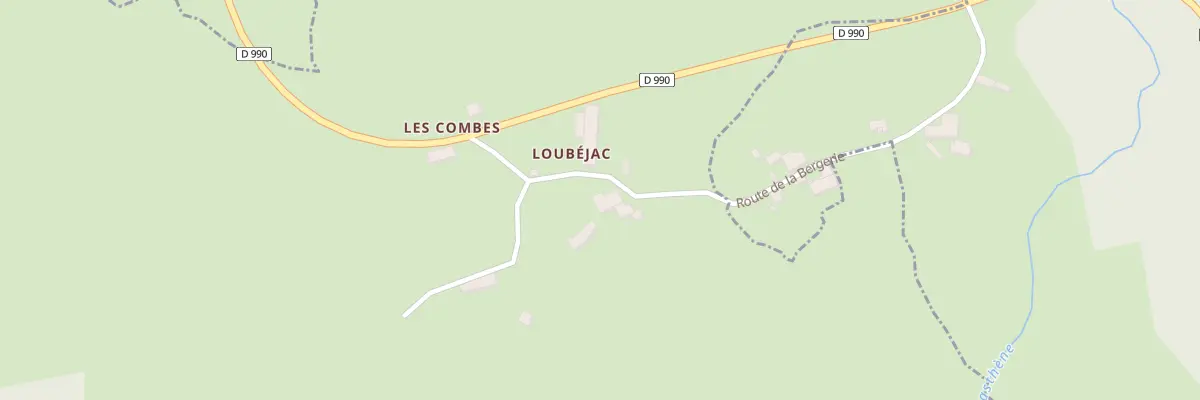 Plan du 5001 Loubejac à Badailhac