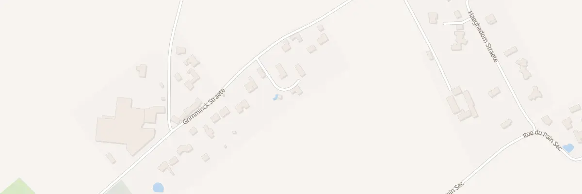 Plan du 184 Vc Grimminck Straete à Caëstre