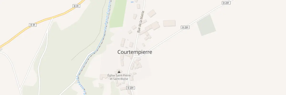 Plan du 6 Pl de la Mairie à Courtempierre