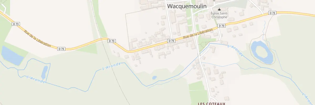 Plan du 12 Rue de la Libération à Wacquemoulin