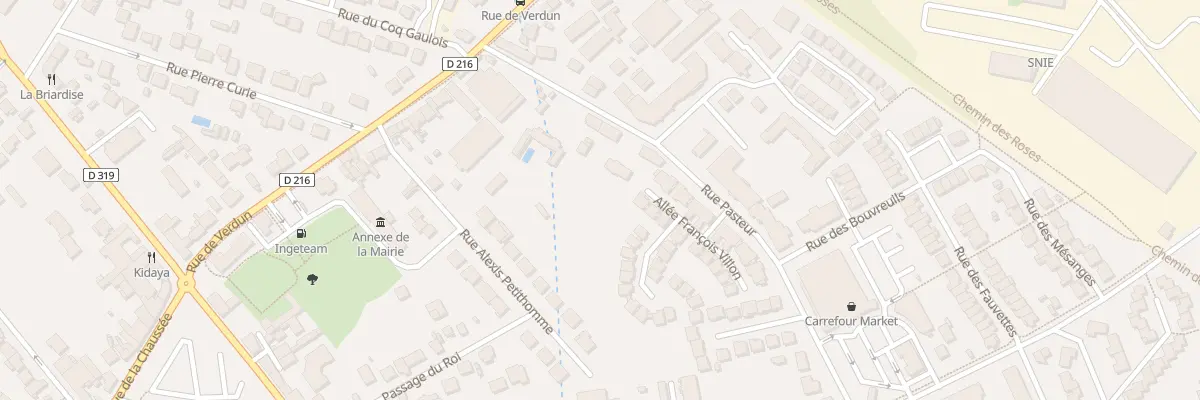 Plan du 12 Rue Pasteur à Brie-Comte-Robert