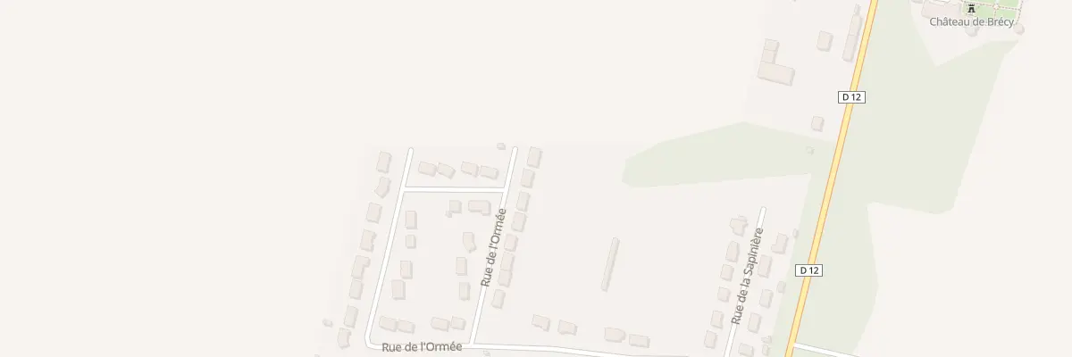 Plan du 51 Rue de l’Ormée à Brécy
