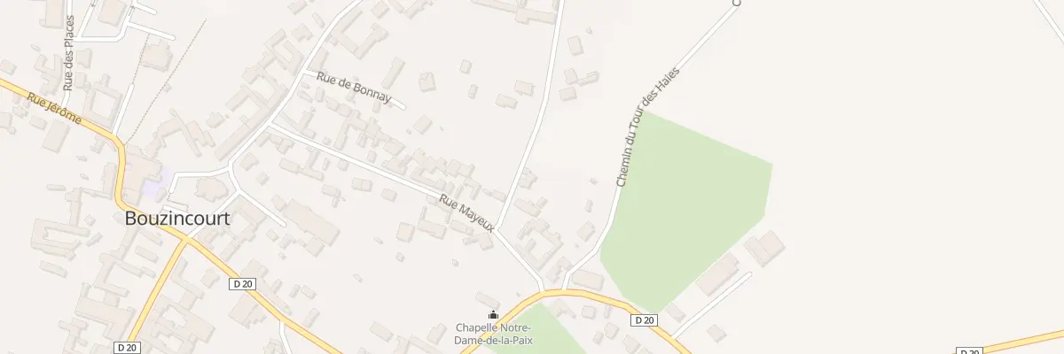 Plan du 44 Rue de la Forestelle à Roisel