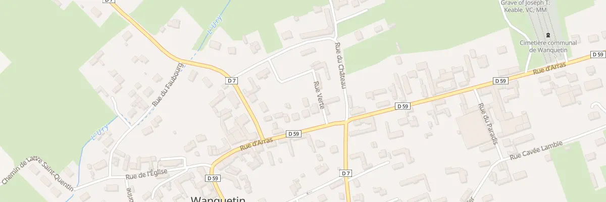 Plan du 19 Rue d’Arras à Wanquetin