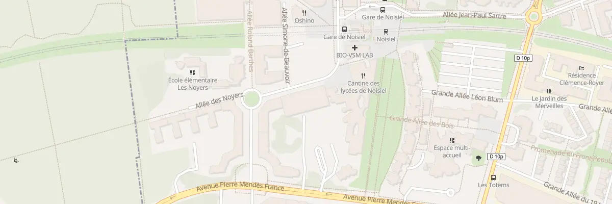 Plan du 93 Crs des Roches à Noisiel