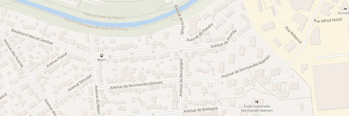 Plan du 35 Av de Bourgogne à Villeparisis