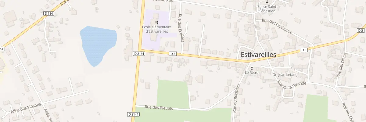 Plan du 12 Rue de la République à Estivareilles