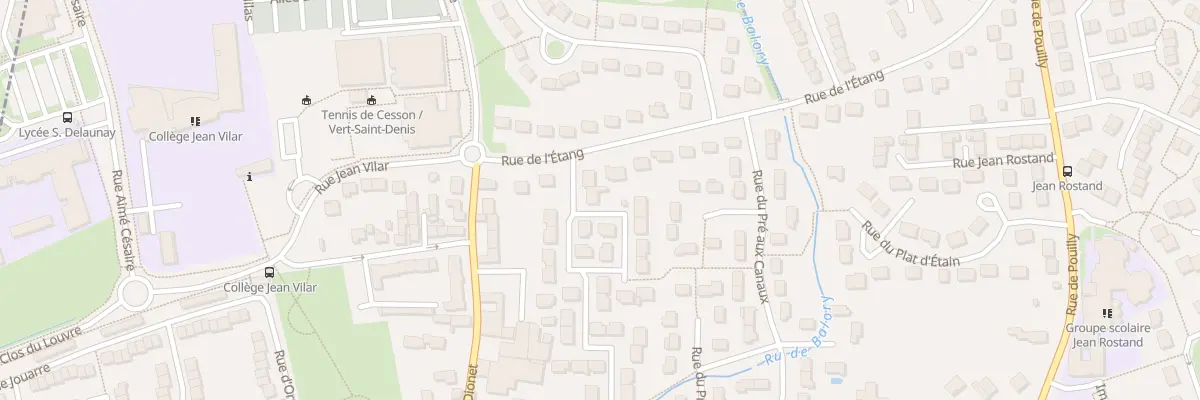Plan du 2 Rue du Ruisseau à Vert-Saint-Denis