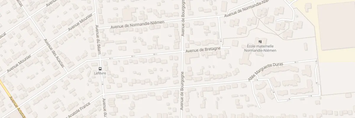 Plan du 15 Av de Bourgogne à Villeparisis