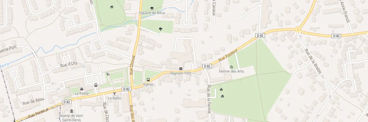 Plan du 93 Rue Pasteur à Vert-Saint-Denis