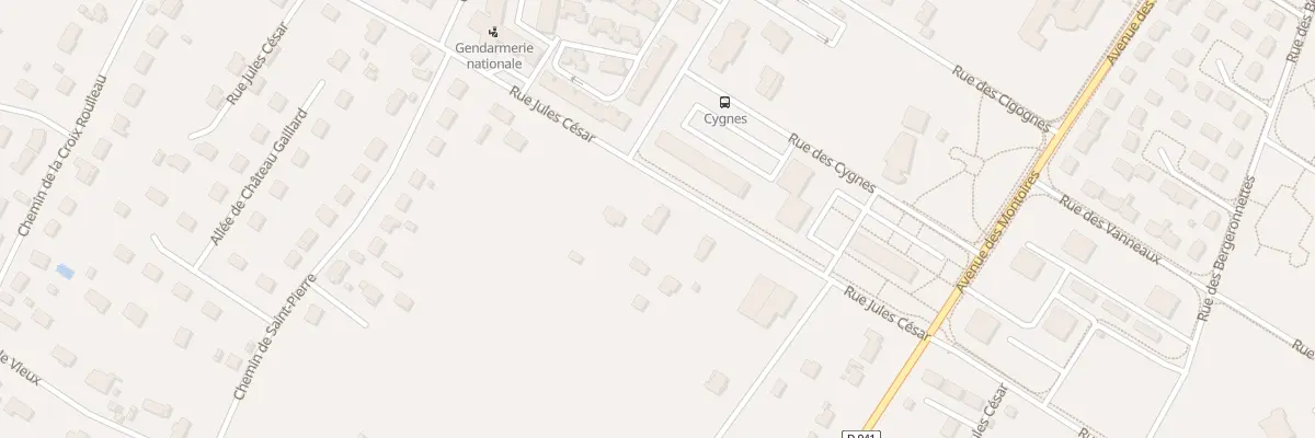Plan du 105 Rue Jules César à Gien