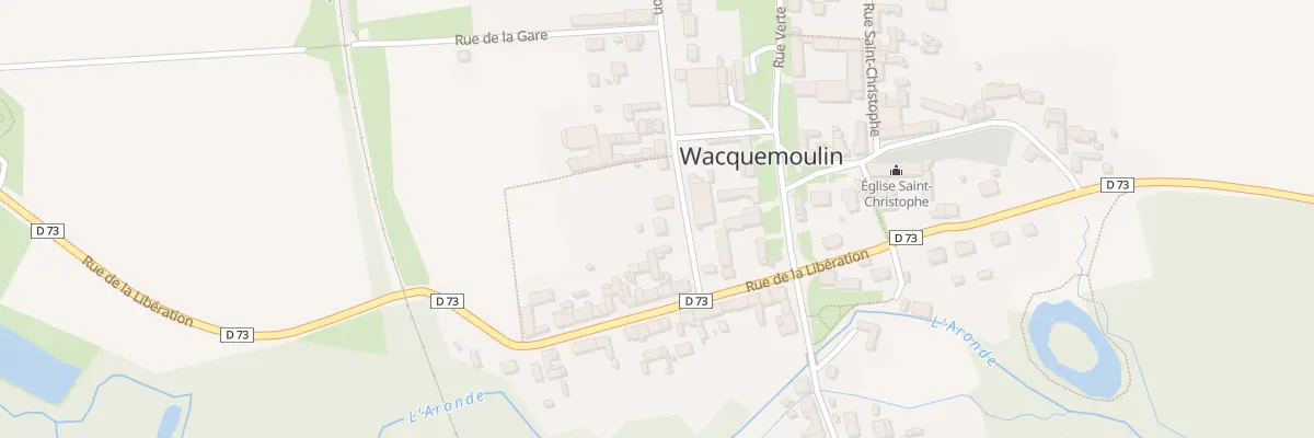 Plan du 1B Rue de la Gare à Wacquemoulin
