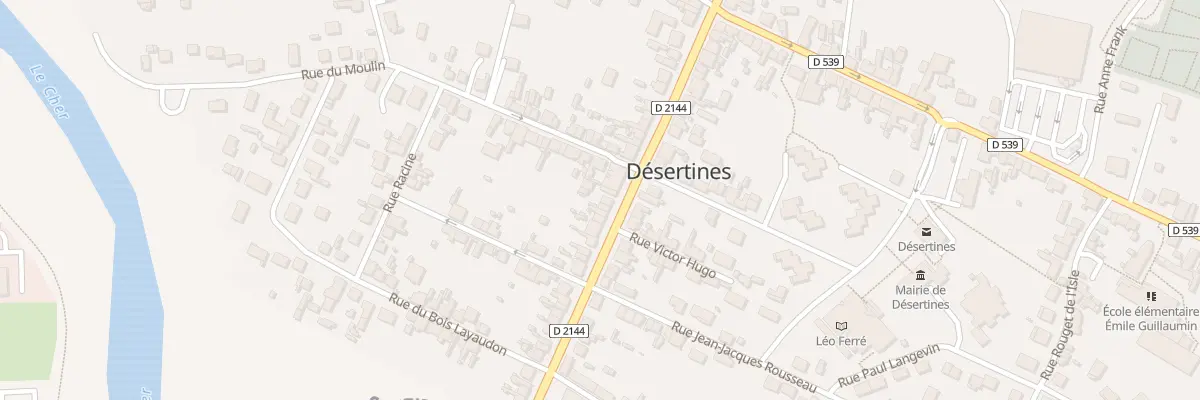 Plan du 45 Av du Quatre Septembre à Désertines