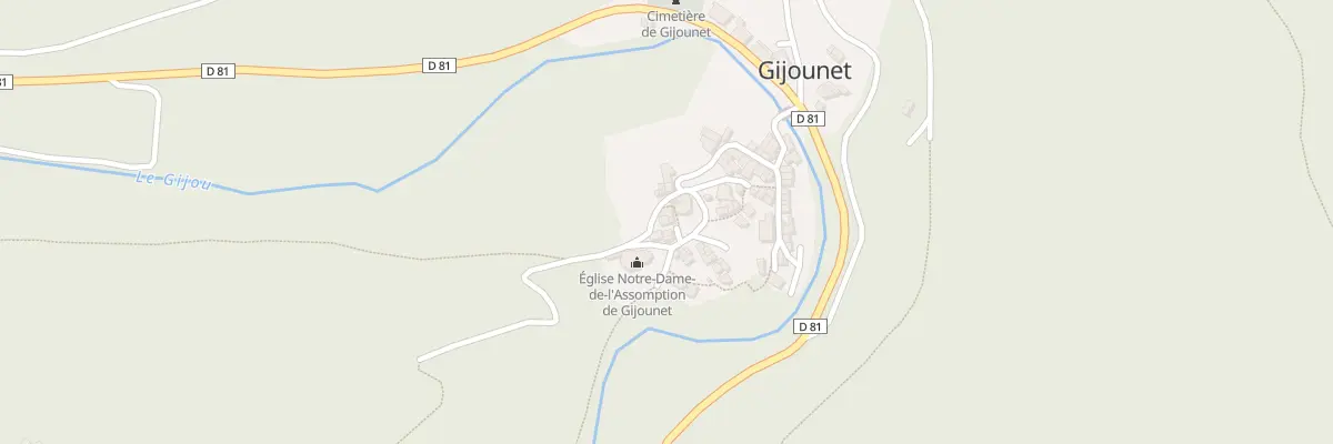 Plan du 5122 Gijounet à Gijounet