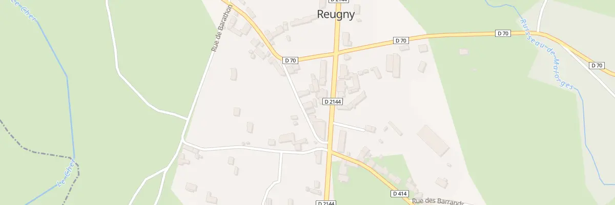 Plan du 4 Rue de la Bascule à Reugny
