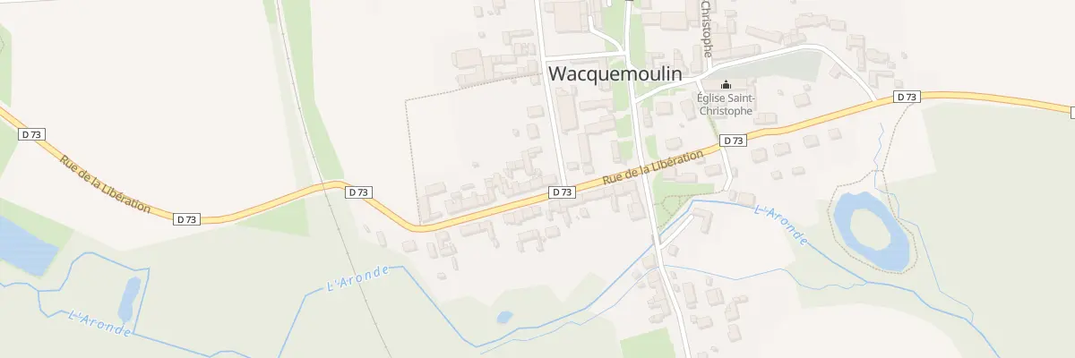 Plan du 13 Rue de la Libération à Wacquemoulin