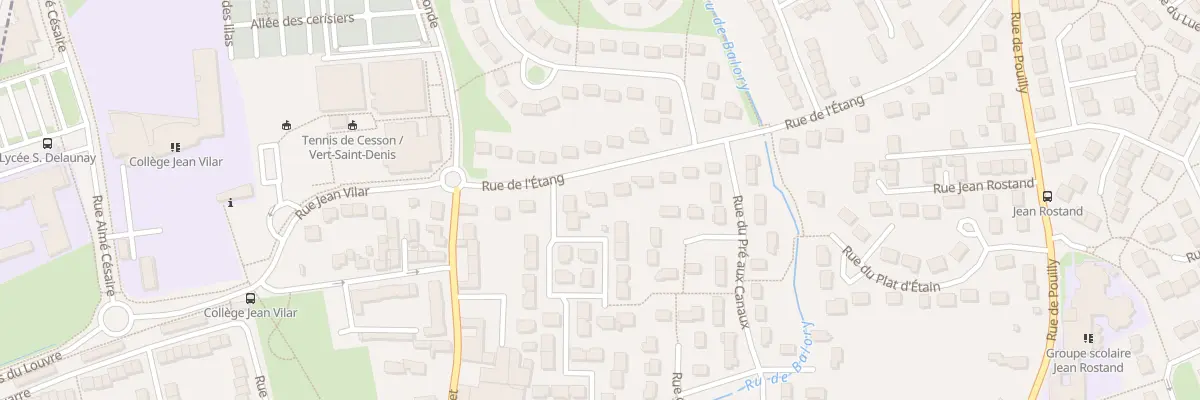 Plan du 8 Rue de l’Etang à Vert-Saint-Denis