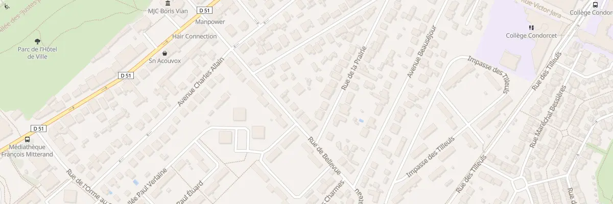 Plan du 37 Rue de Bellevue à Pontault-Combault