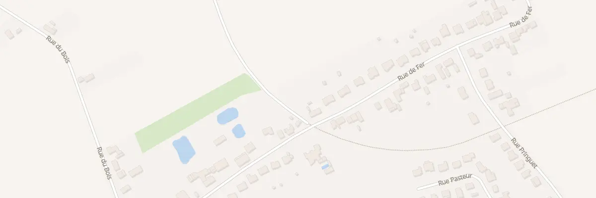 Plan du 244 Rue de Fer à Merville