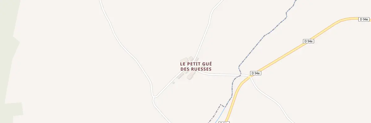 Plan du 1 Le Petit Gue des Ruesses à Villegenon