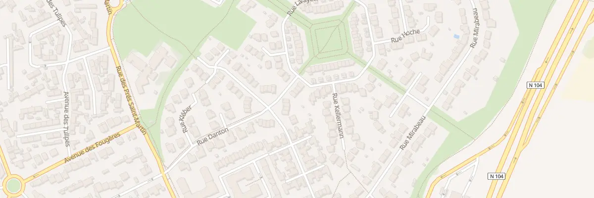 Plan du 34 Rue Danton à Pontault-Combault