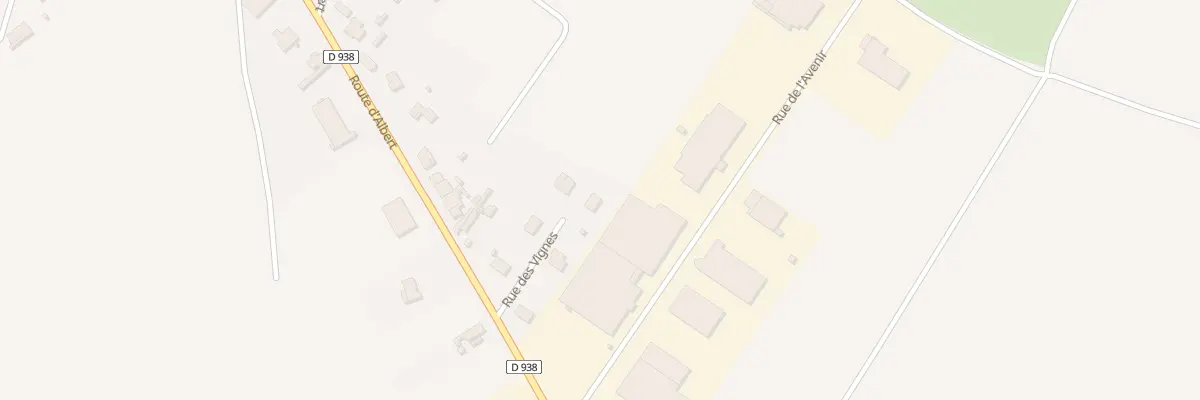 Plan du 90 Rue des Vignes à Bouzincourt
