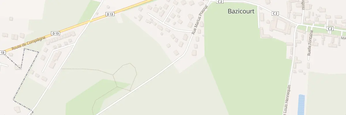 Plan du 8 Rue Marius Prasnal à Bazicourt