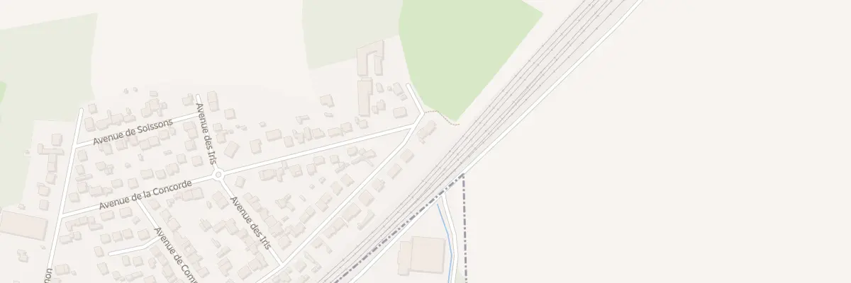 Plan du 60 Av du Chemin de Fer à Mitry-Mory