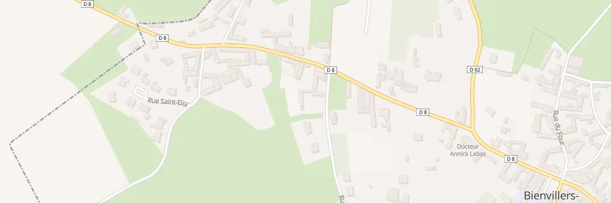 Plan du 29 Rue de Pommier à Bienvillers-au-Bois