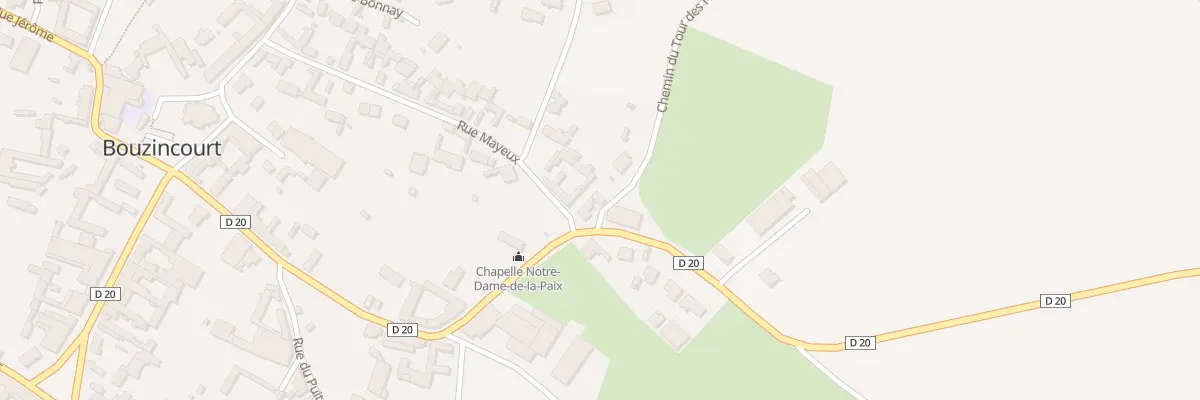 Plan du 279 Rue Mayeux à Bouzincourt