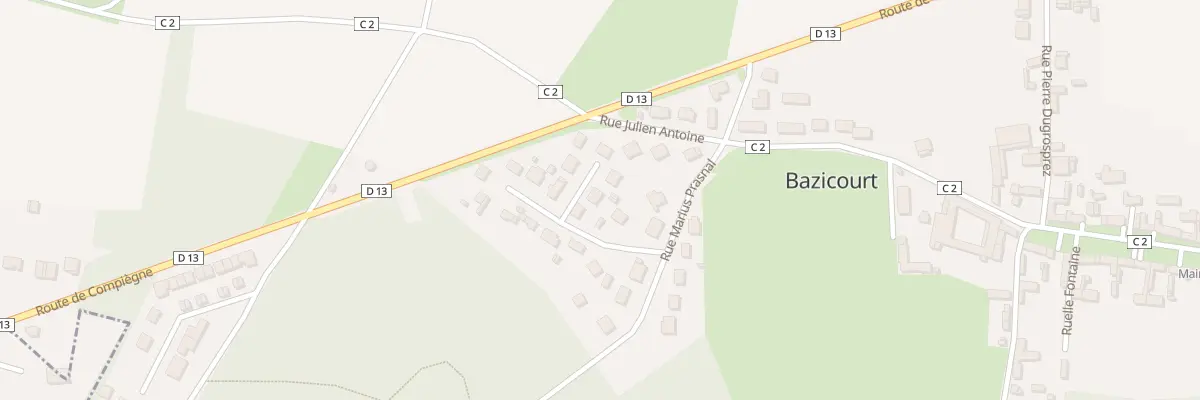 Plan du 12 Imp des Genets à Bazicourt