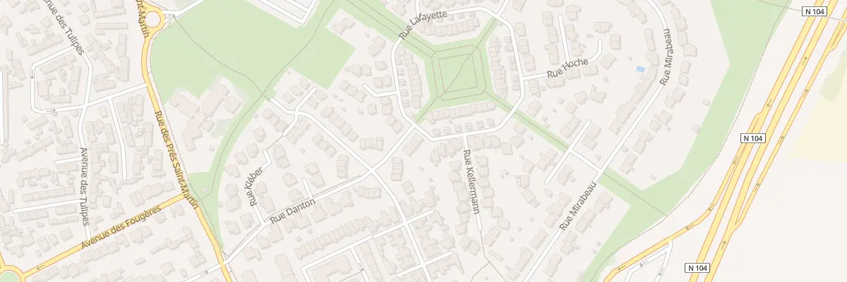 Plan du 40 Rue Danton à Pontault-Combault