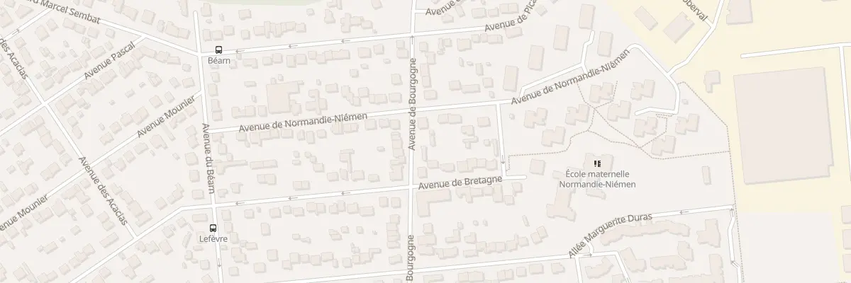 Plan du 28 Av de Bourgogne à Villeparisis