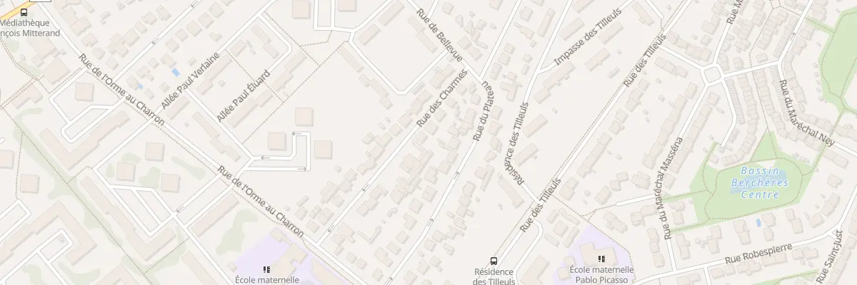 Plan du 9 Rue des Charmes à Pontault-Combault