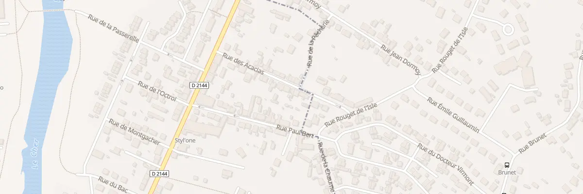 Plan du 24 Rue des Acacias à Montluçon