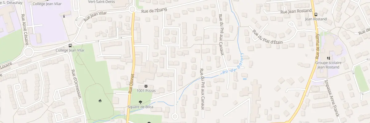 Plan du 13 Rue du Ruisseau à Vert-Saint-Denis