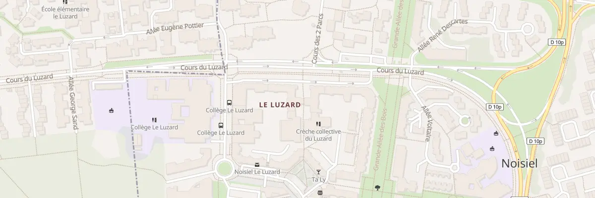 Plan du 13 Crs du Luzard à Noisiel