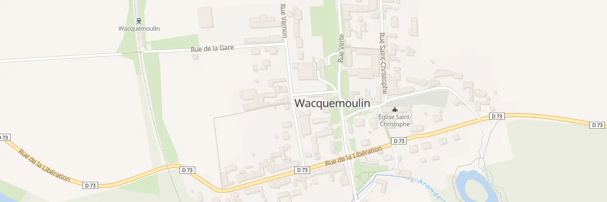 Plan du 6 Rue de la Gare à Wacquemoulin