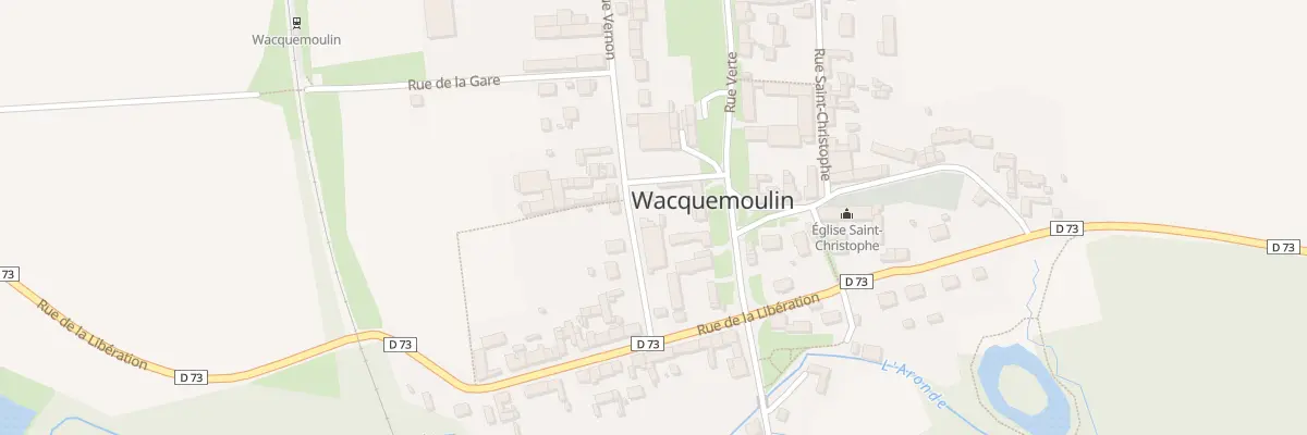 Plan du 4 Rue de la Gare à Wacquemoulin