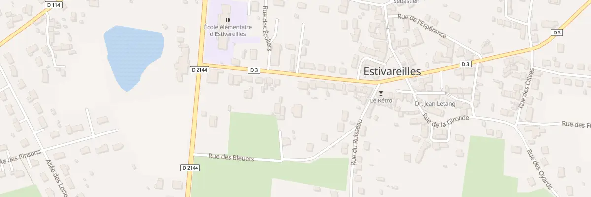 Plan du 16 Rue de la République à Estivareilles