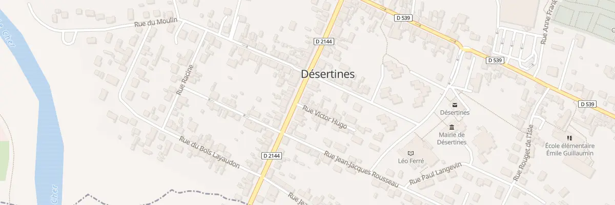 Plan du 30 Av du Quatre Septembre à Désertines