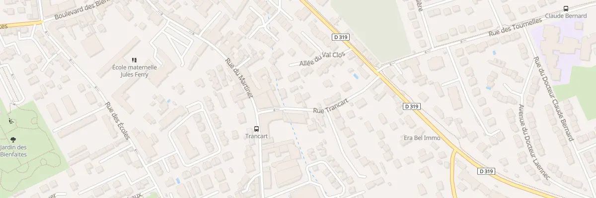 Plan du 14 Rue Trancart à Brie-Comte-Robert